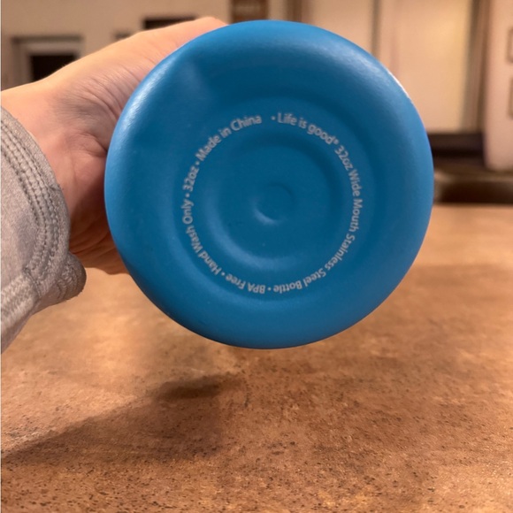 Life Is Good 32oz Wide Mouth Stainless Steel Water Bottle Straw Cap - Picture 4 of 6